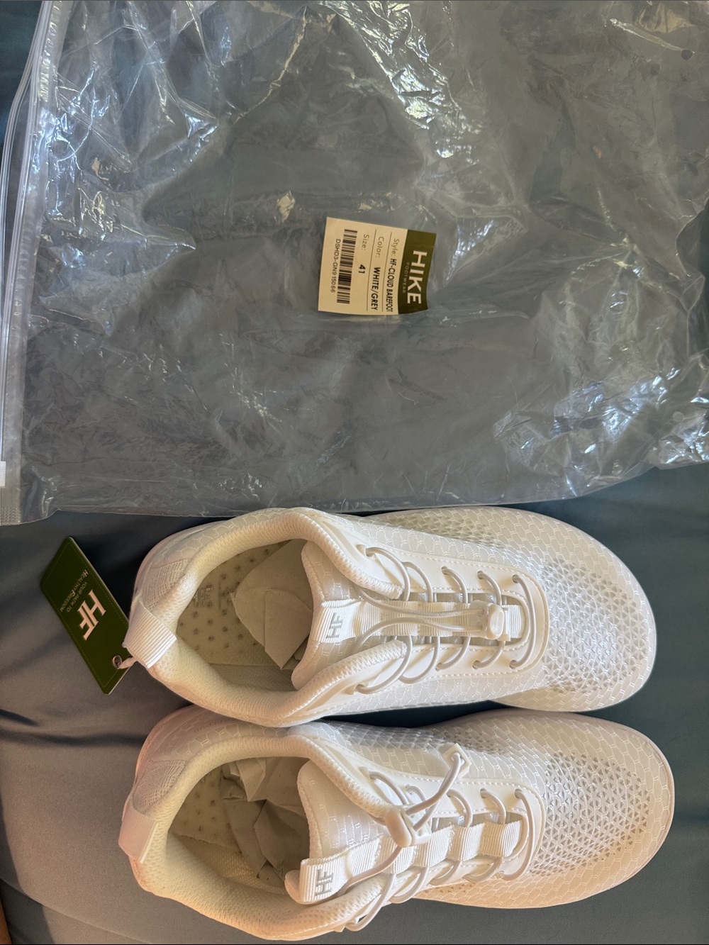 HIKE Women's White Athletic Running Shoes